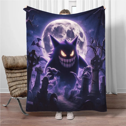 Japan Cartoon Charizard Pokemon Children Warm Soft Blankets for Sofa Bed Cover Blanket Suitable for Birthday Souvenir Gifts