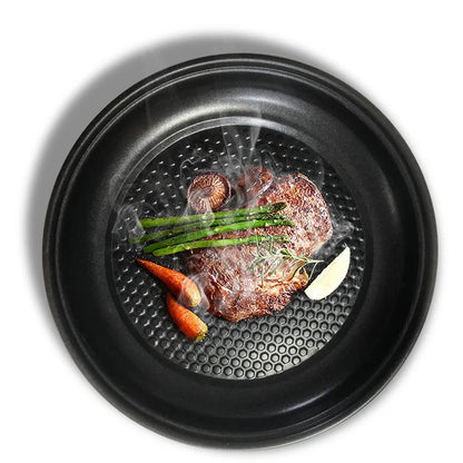 Padella elettrica multicooker 220V per uso domestico, barbecue, frittura di pesce, bistecca, padella antiaderente, macchina per cucinare