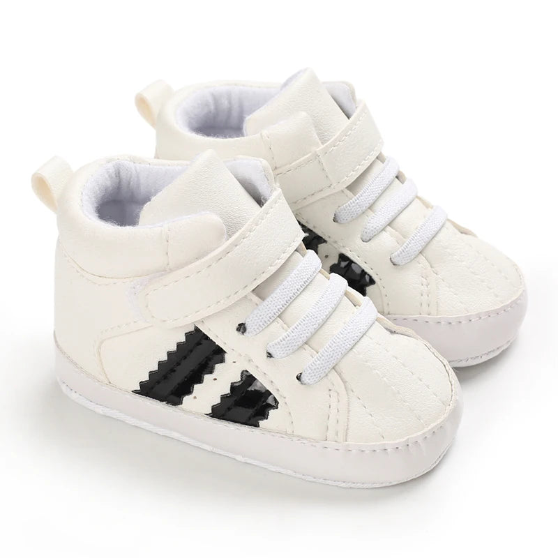 Nuove scarpe marroni per battesimo, scarpe da passeggio per bambini, suola morbida, scarpe da ginnastica per neonati, compleanno, bambini e ragazzi.