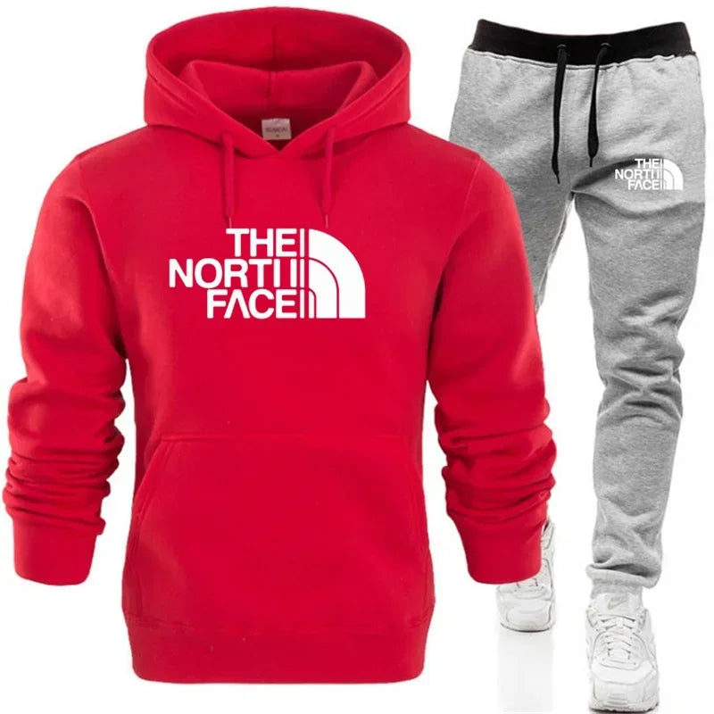 Completo sportivo da uomo e donna per primavera e autunno, composto da felpa a maniche lunghe e pantaloni elasticizzati, ideale per jogging e fitness, disponibile in 2 set.
