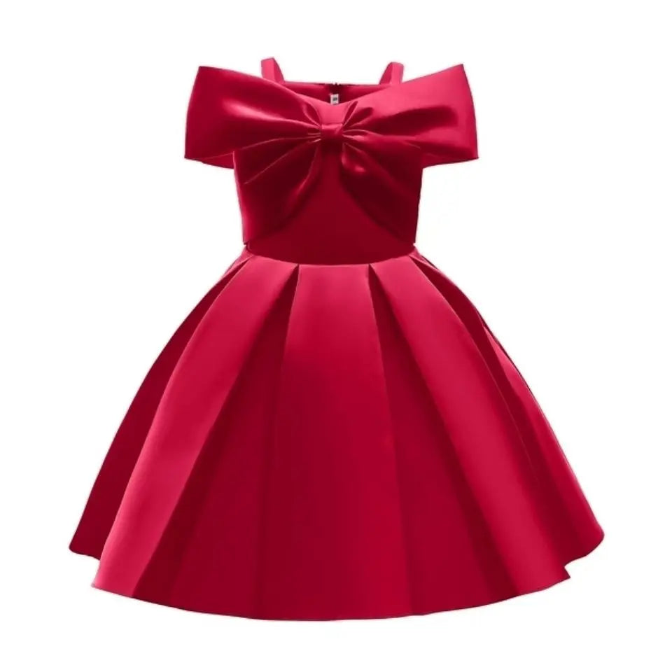 Abito estivo casual da principessa per bambine, ideale per Capodanno, matrimoni, feste di compleanno, senza maniche, in tulle arricciato.