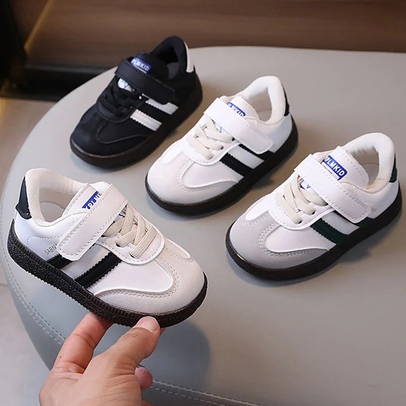 Scarpe per neonati 0-4 anni Primavera Autunno Bambini Casual Antiscivolo Suola Morbida Scarpe da Skateboard per Bambini Traspiranti Scarpe Sportive per Bambina