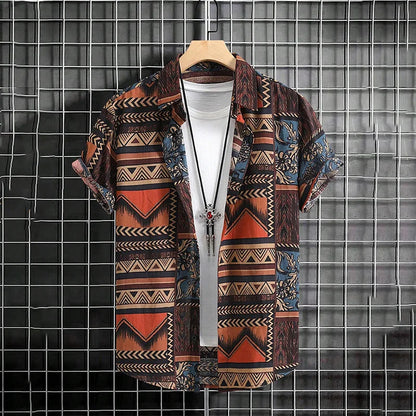 Camicia estiva con stampa floreale 3D graffiti, moda casual, business, camicia hawaiana, uomo, donna, camicia con bottoni, Ropa De Hombre