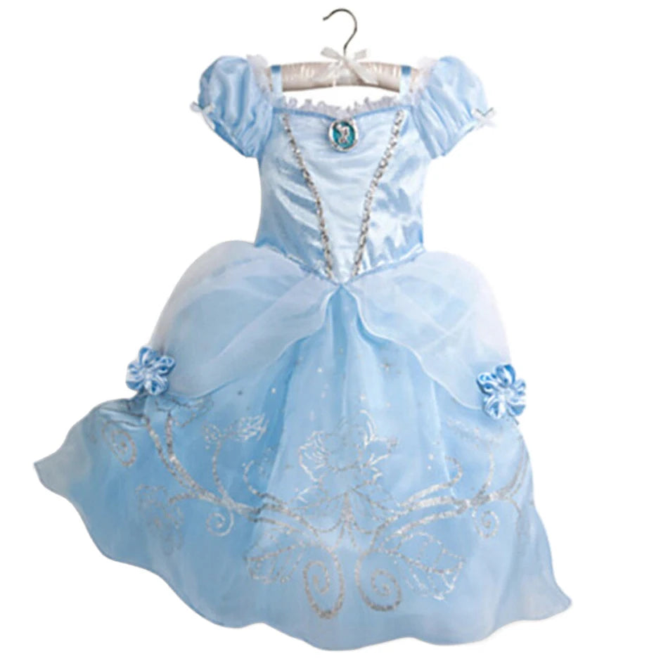 Costume da principessa per bambine, festa di Halloween, cosplay, vestiti per Natale, compleanno, carnevale, travestimento da Rapunzel.