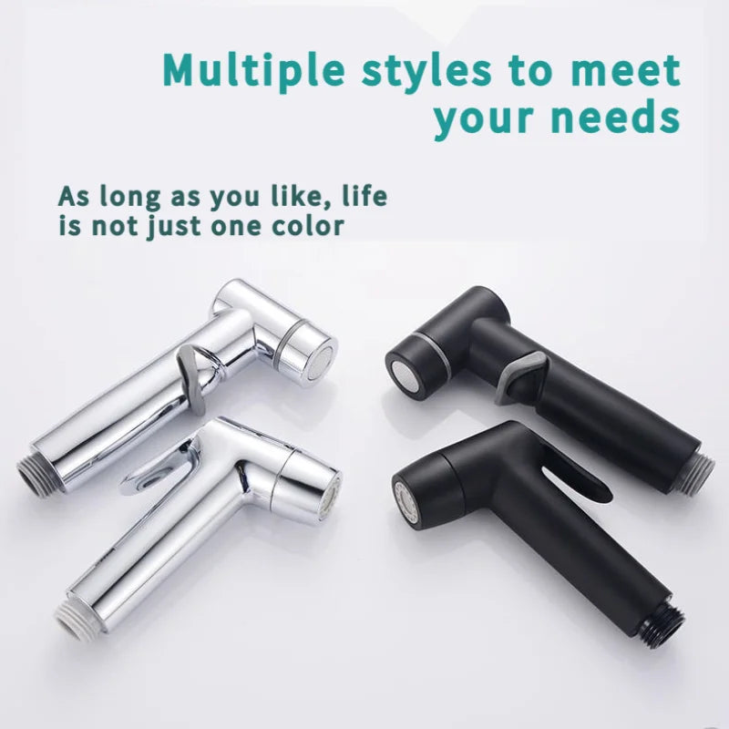 Two Modes Bidet Shower Sprinkler High pressure Gun Pressurized Nozzle Women's Bathroom Toilet Flushing Companion Accessories