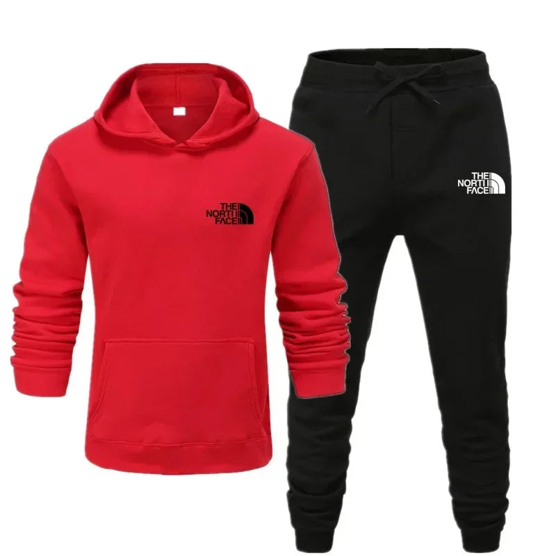 Autumn and winter hot selling men's and women's casual sports outdoor jogging hoodie set, sports hoodie and sports pants set