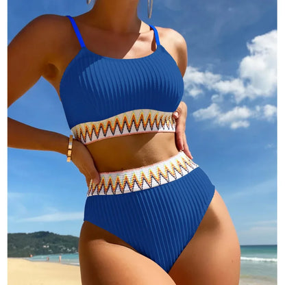 Sexy High Waist Bikinis 2026 Swimsuits Women's Swimwear Push Up Female Beach Swimming Wear Bathing Suits Bikini Set Pool Bather