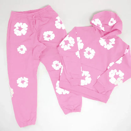 DENIM TEARS brand hot selling new fashionable foam cotton printed hoodie, European and American fashionable men's sports suit