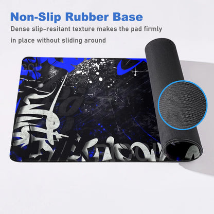 HD 400x900mm Street Graffiti Art Gaming Mouse Pad Table Pad Mousepad XXL Computer expand Rubber accessories Keyboard Desk mat