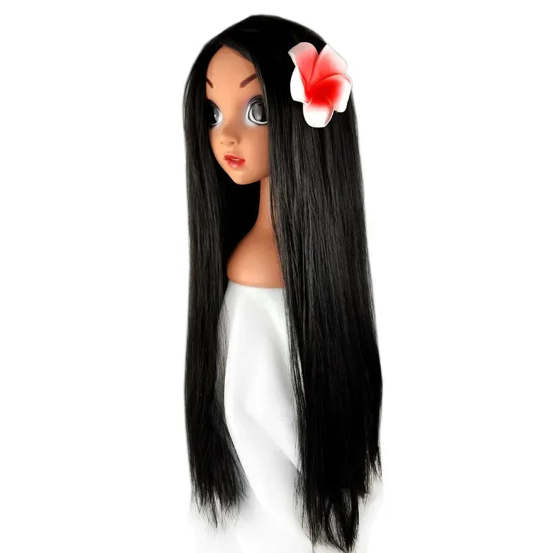 Vestito da Lilo per bambina, costume hawaiano di Lilo, abito rosso, cosplay, grazioso abito estivo casual