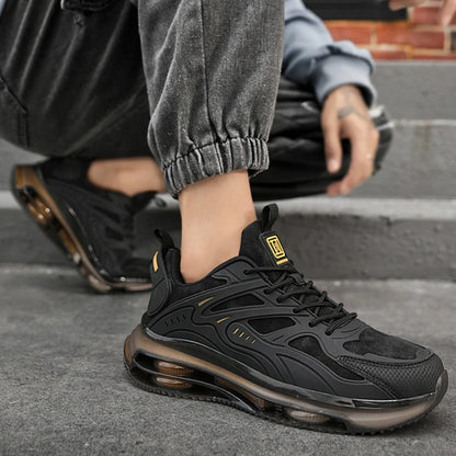 Scarpe da ginnastica da uomo in mesh, scarpe da passeggio da uomo, scarpe da tennis con lacci che aumentano l'altezza, scarpe da uomo resistenti, scarpe da uomo di alta qualità, Zapatillas De Deporte