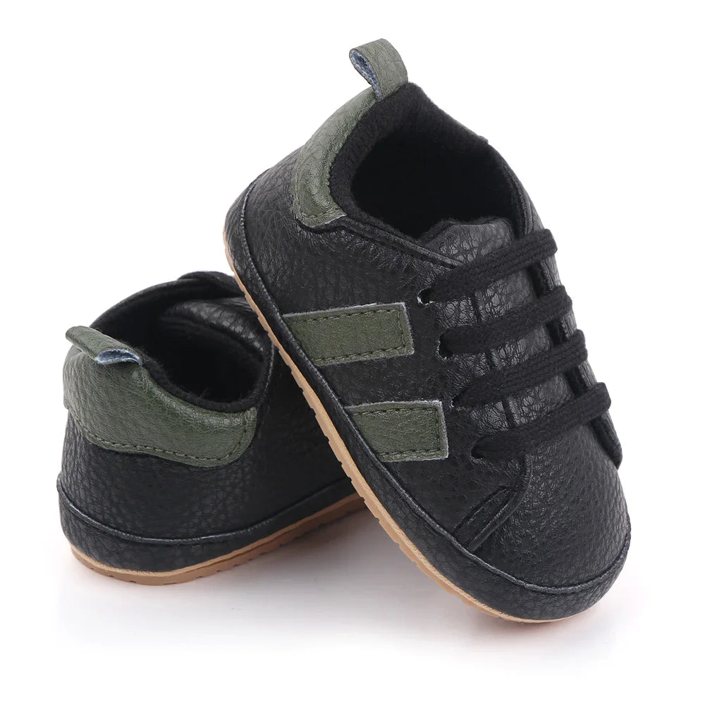 Scarpe casual per neonati per primavera e autunno, suola in TPR antiscivolo, PU di alta qualità, molto richieste, ampia scelta, nuova moda per neonati 2023