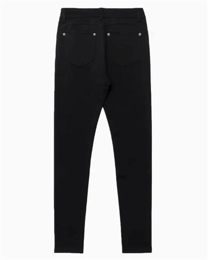 Women Slim Fit Stretch Jeans - 9/10 Length Ankle-Length Colorful Comfort Stretch Fabric  Pants Elastic Waist Casual Office Comfy