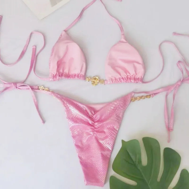 Sexy Bikinis 2026 Women's Swimwear Female Swimsuit For Swimming Wear Bathing Suits Brazilian Bikini Set Beachwear Pool Bather