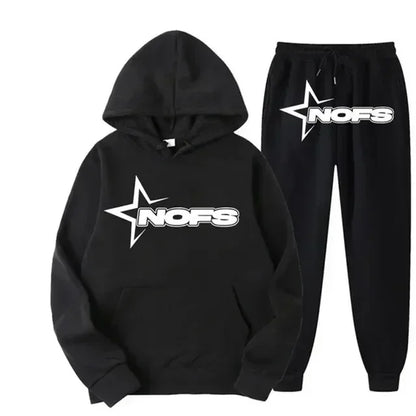 2025 uomo e donna della stessa tendenza moda felpa con cappuccio completo casual due pezzi giacca pantaloni marchio di moda stampa logo taglie S-3XL
