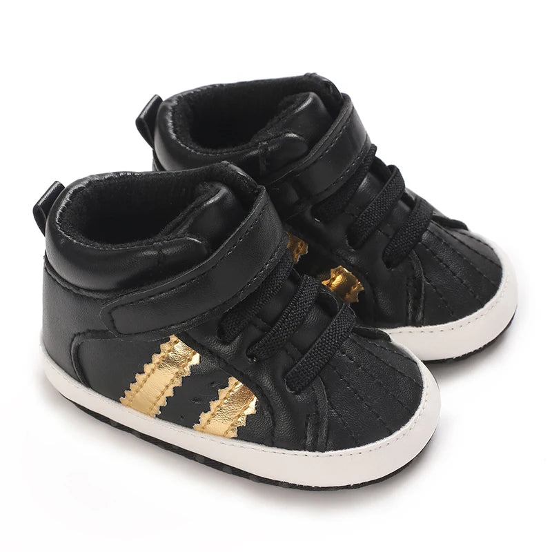 Scarpe bianche per neonati, casual, alla moda, per battesimo, primi passi, scarpe da gentiluomo per neonato, sneakers