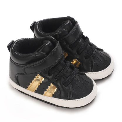 Scarpe bianche per neonati, casual, alla moda, per battesimo, primi passi, scarpe da gentiluomo per neonato, sneakers