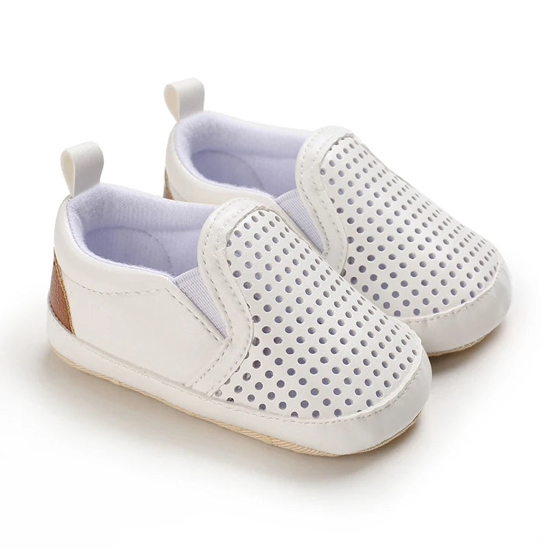 Nuove scarpe marroni per battesimo, scarpe da passeggio per bambini, suola morbida, scarpe da ginnastica per neonati, compleanno, bambini e ragazzi.