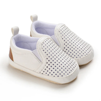 Nuove scarpe marroni per battesimo, scarpe da passeggio per bambini, suola morbida, scarpe da ginnastica per neonati, compleanno, bambini e ragazzi.