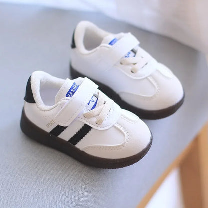 Scarpe per neonati 0-4 anni Primavera Autunno Bambini Casual Antiscivolo Suola Morbida Scarpe da Skateboard per Bambini Traspiranti Scarpe Sportive per Bambina