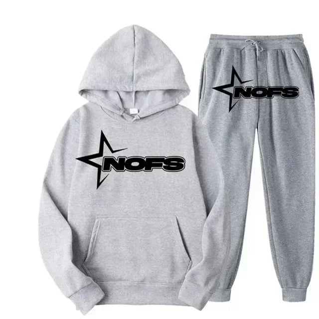 2025 uomo e donna della stessa tendenza moda felpa con cappuccio completo casual due pezzi giacca pantaloni marchio di moda stampa logo taglie S-3XL