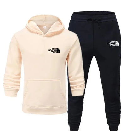 Autumn and winter hot selling men's and women's casual sports outdoor jogging hoodie set, sports hoodie and sports pants set