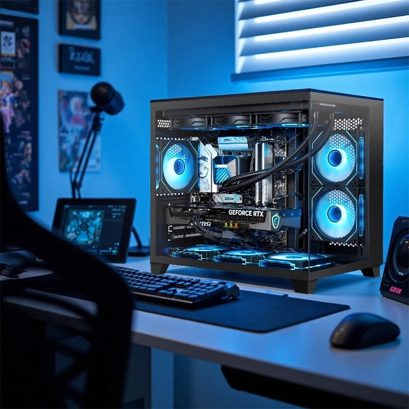 Computer host per sala con vista mare RTX5060/5060Ti i5-12400F/12600KF/14600KF, set completo per assemblaggio fai-da-te di desktop per e-sport di fascia alta.