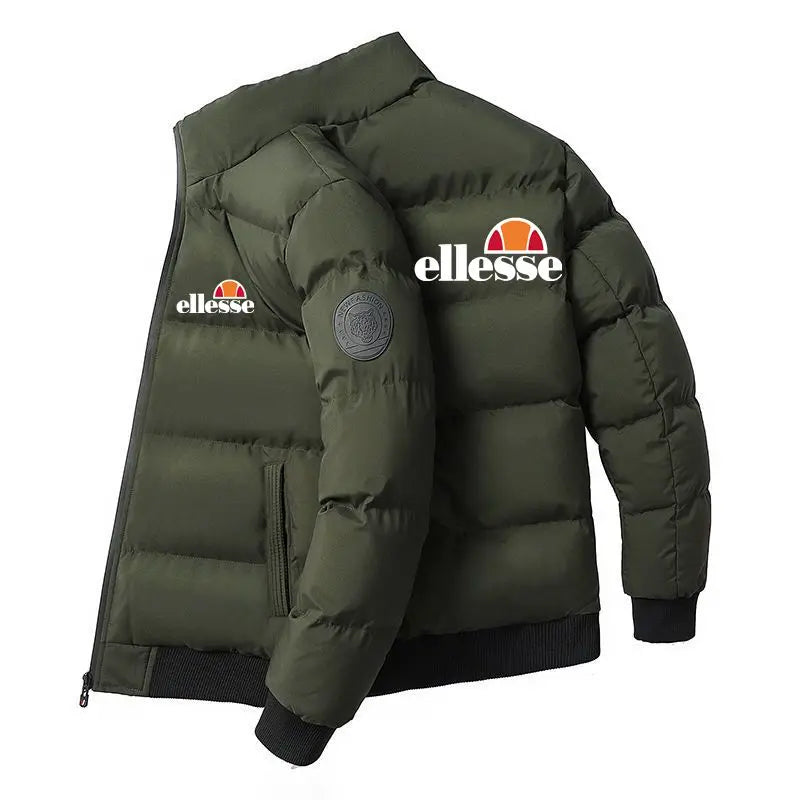2025 nuova tendenza moda business versatile Giacca da uomo in stile coreano con cerniera Cappotto da pilota casual Collo a sciarpa slim