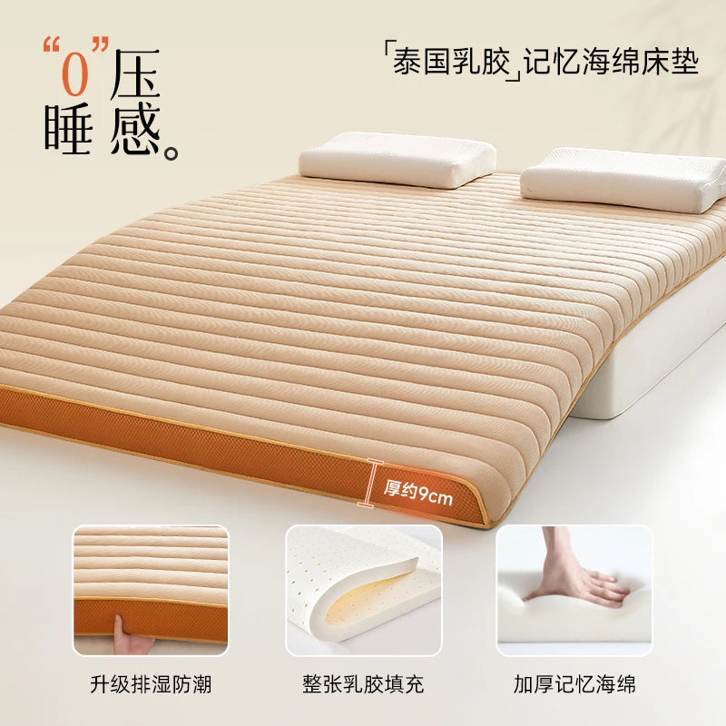 Materasso in memory foam e lattice, materassi pieghevoli, materassini per dormire, materassini 80x190, 90x200, 100x200, 120x200, 150x200, 180x200, 200x220 cm.