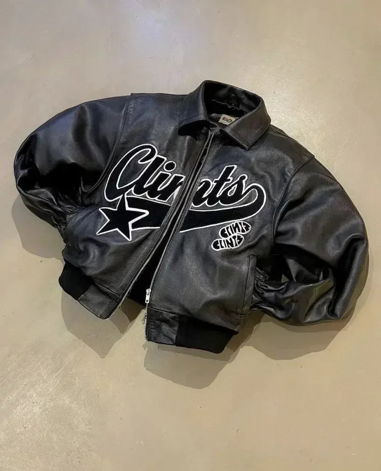 Giacca in denim lavato stile streetwear Y2K, abbigliamento uomo e donna, hip hop, toppa grafica con lettere, ricamo, giacca blu oversize, cappotto casual