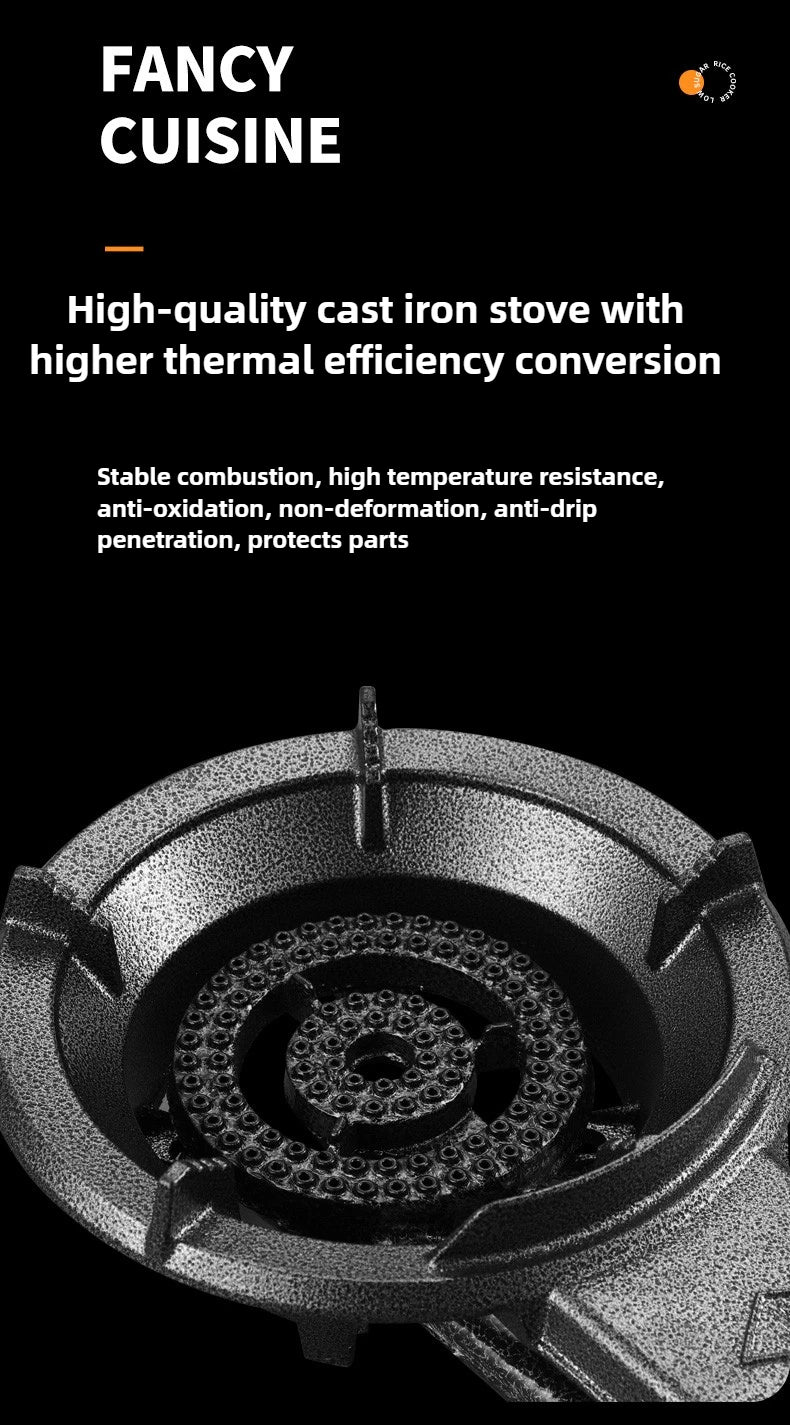 Cucina domestica Energia Fierce Stufa Ristorante commerciale Risparmio energetico Stufa a gas Alta temperatura Stufa singola