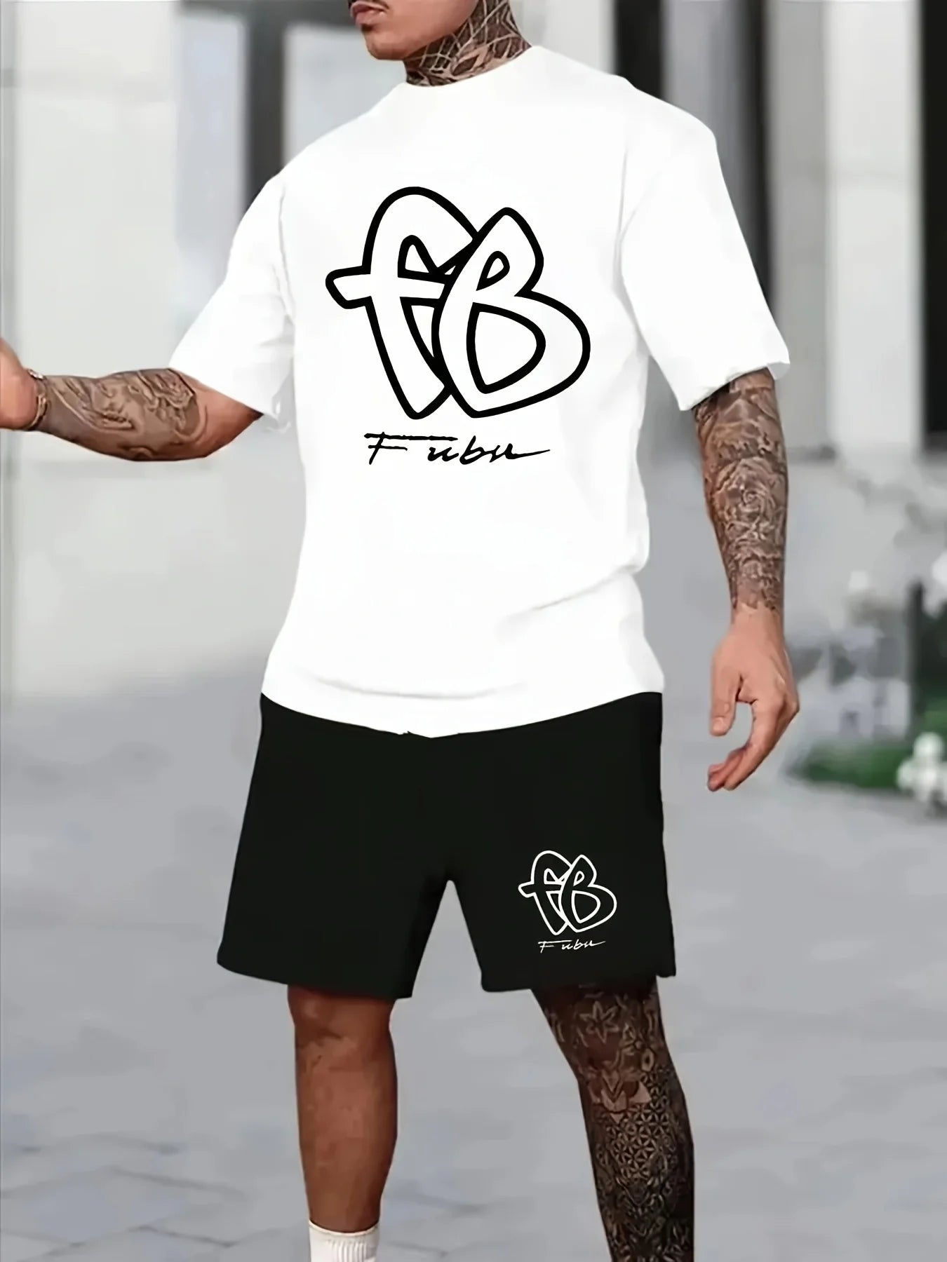 Completo casual da uomo estate 2025, stampa 3D, abbigliamento sportivo estivo, streetwear, set di pantaloncini per attività all'aperto
