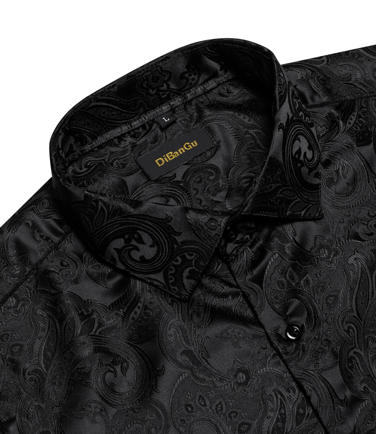 Camicie da uomo a maniche lunghe in seta e poliestere, camicie eleganti di lusso, camicie da smoking con colletto rovesciato e motivo paisley, abbigliamento da uomo