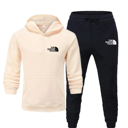 Autumn and winter hot selling men's and women's casual sports outdoor jogging hoodie set, sports hoodie and sports pants set