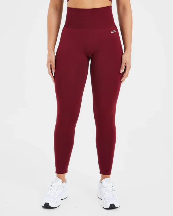 Trendy Leggings Scrunch Seamless Yoga Women Legging Gym Sports Pants Low Ribbed Band High Stretch Fitness Tights Pant