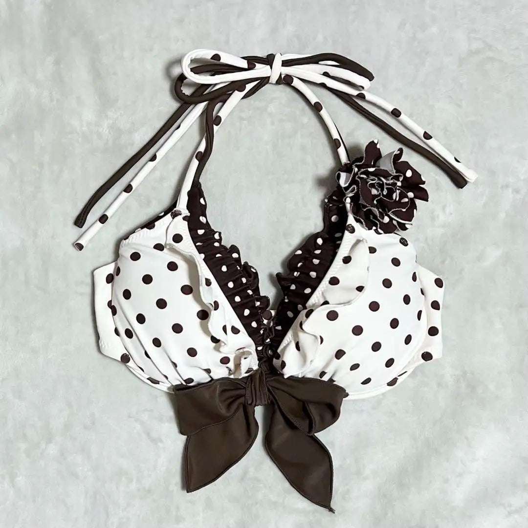 Summer Sweet Trendy Cute Sweetheart Spicy Girl Style Spot Printed Bikini Sets European and American Fashion Harajuku Bikini Sets
