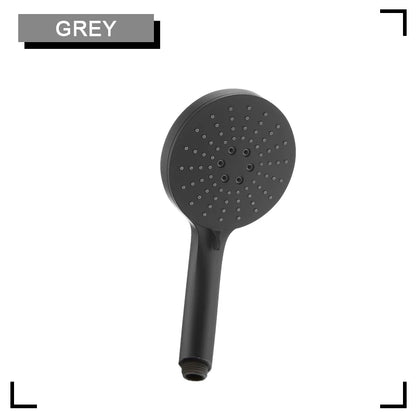 Black Shower Column Set Bathroom Accessories Shower Head  Wall Mount Slider Adjustable Shower Head Rail Lift Slide Mount