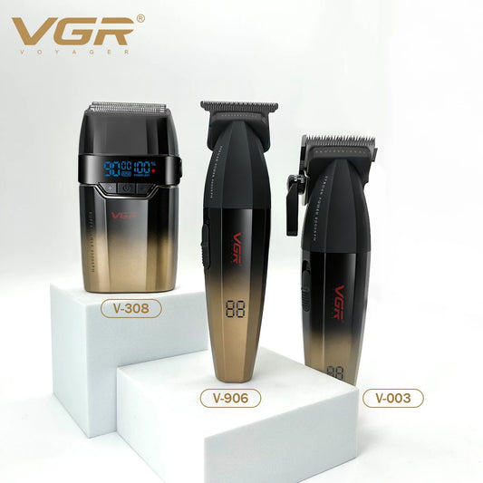 VGR Hair Clipper Professional Hair Cut Machine Face Shaver Barber Clippers Beard Trimmer Metal Trimmer for Men V-003 V-906 V-308