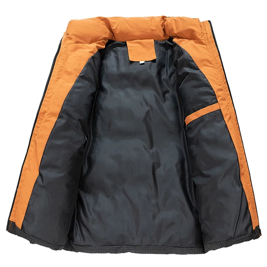 Parkas Thicken Warm Padded Jackets Outwear for Male Female Parkas Big Size 8XL 9XL Men's Plus Size Winter Puffer Bubble Parkas