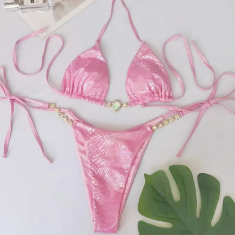 Sexy Bikinis 2026 Women's Swimwear Female Swimsuit For Swimming Wear Bathing Suits Brazilian Bikini Set Beachwear Pool Bather
