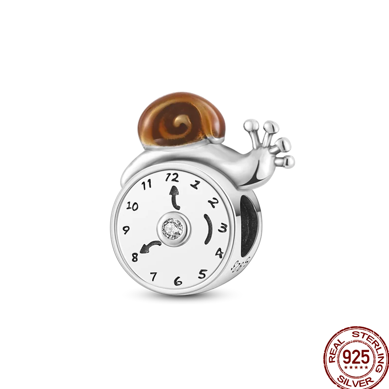 Squisito elemento a stella cava rotonda in argento sterling 925 a forma di fiore, adatto per braccialetti originali fai da te da 3 mm in argento 925