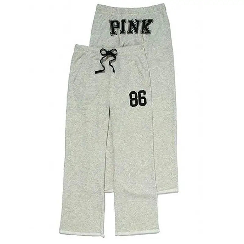 Pink-black patchwork color ribbon drawstring pattern printed pants slim-fit with Y2K Gothic street fashion hip hop rock Harajuku