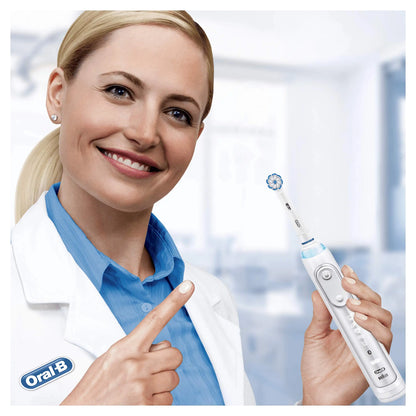 Oral-B EB60 Sensi Ultrathin Replacement Electric Toothbrush Heads Clean and Care Sensitive Original Refill Tooth Brush for Adult