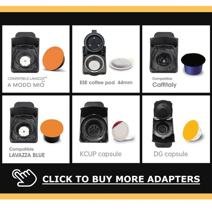 Macchina per caffè HiBREW 19 bar 4 in 1 calda e fredda capsule multiple espresso Cafetera Pod Coffee Maker Dolce Milk Nexpresso Powder H1A