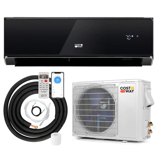 Mini condizionatore d'aria split da 12000 BTU con Wi-Fi e riscaldamento con pompa di calore