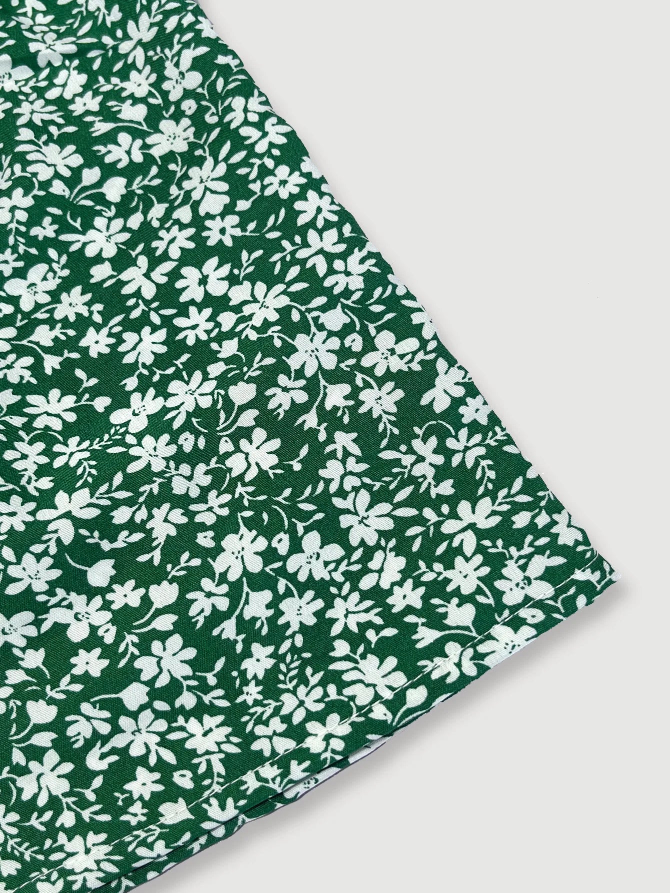 Women's Summer Floral Midi Skirt A-Line Half Skirt with Elastic Waistband Elegant and Flowy