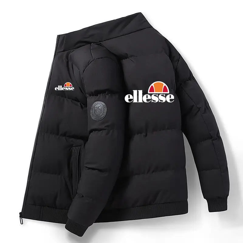 2025 new business fashion trend versatile Men's Korean Style Zipper Jacket Casual pilot coat Scarf collar slim