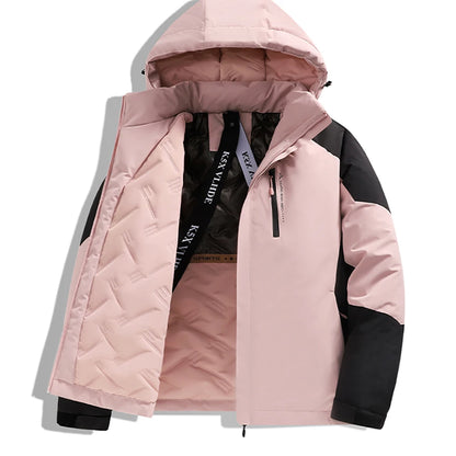 S-6XL large-sized outdoor rainproof cotton-padded jacket for men in winter, thickened and warm graphene cotton-padded jacket