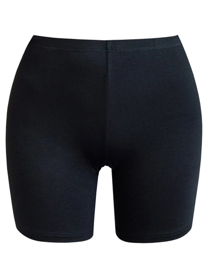 3 pezzi Pantaloncini aderenti da donna basici tinta unita estivi comodi morbidi pantaloni elasticizzati da palestra vita alta a prova di scottature abbigliamento sportivo casual da donna