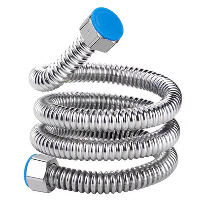 20 to 200CM 304 Stainless Steel Basin&Toilet G1/2 Inch Plumbing Hose,Bathroom Heater Connect High Pressure Explosion-proof Pipes
